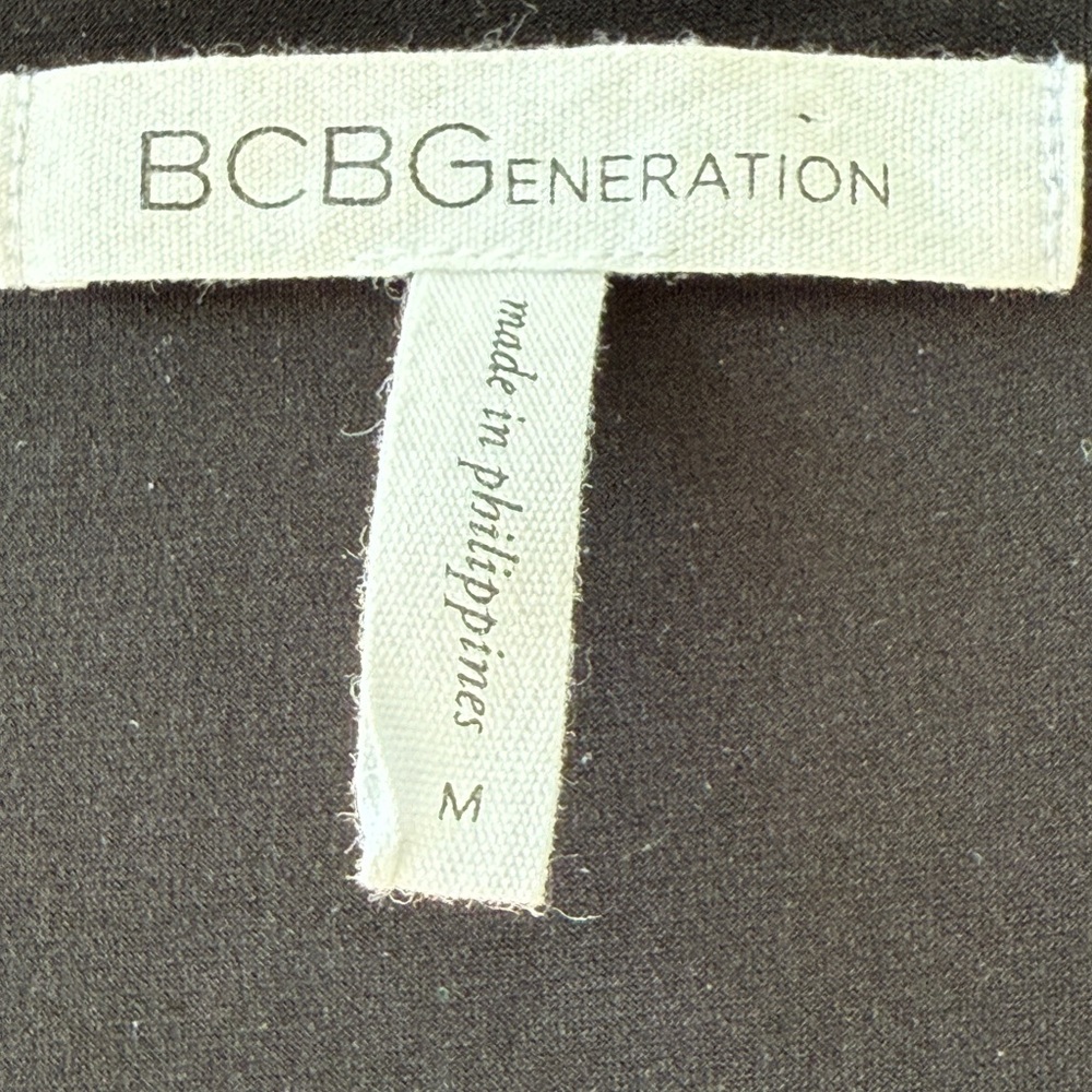 BCBGeneration Black Mini Sundress Spaghetti Strap - Picture 4 of 15
